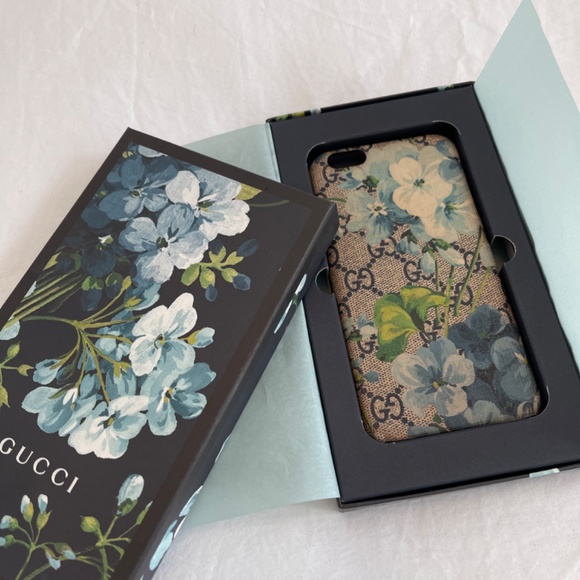 Gucci phone case 6 S Plus “Blue Blooms” - Picture 2 of 3